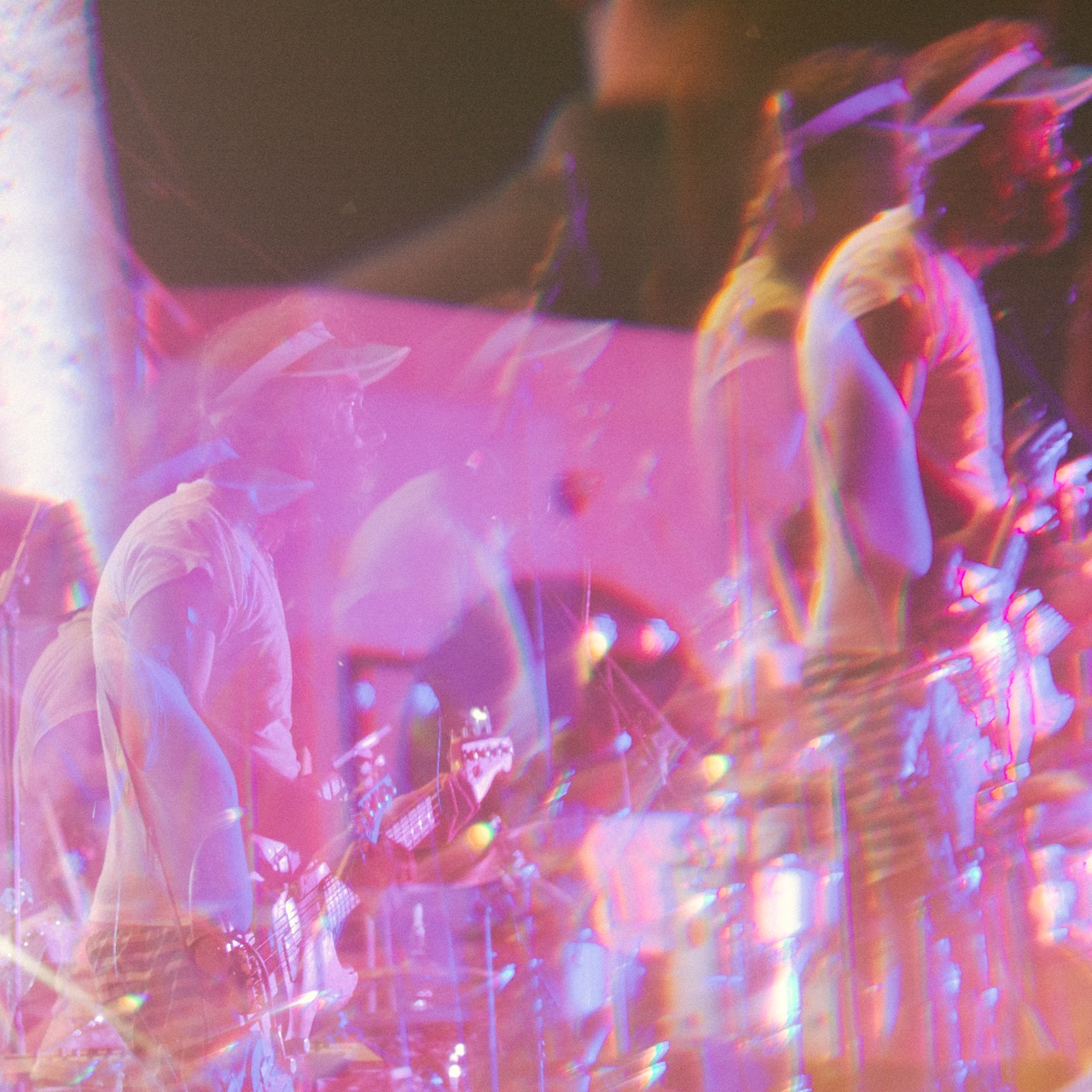 Live music photography, Beesqueeze EP launch, Ta' Fra Ben, Malta 2017, multiple exposure