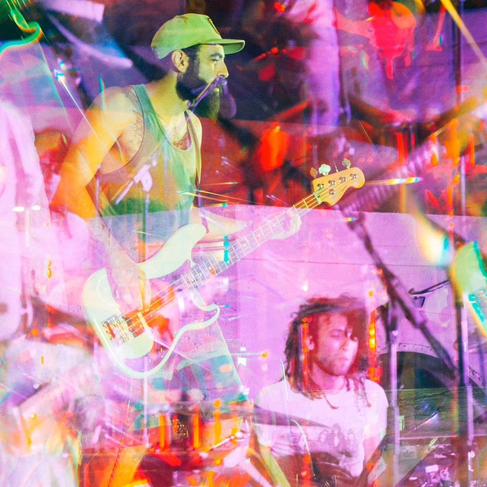 Live music photography, Beesqueeze EP launch, Ta' Fra Ben, Malta 2017, multiple exposure