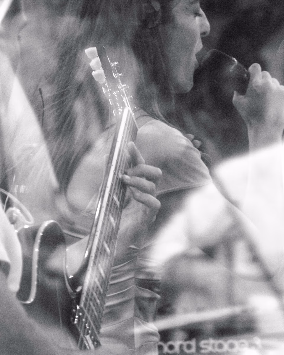 Live music photography, Momo Rush, Palazzo Parisio, Naxxar, Malta 2025, multiple exposure