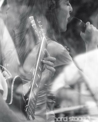 Live music photography, Momo Rush, Palazzo Parisio, Naxxar, Malta 2025, multiple exposure